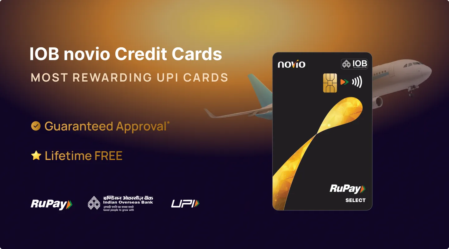 IOB novio Credit Cards